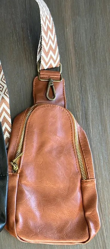 Vegan Leather Crossbody Bag