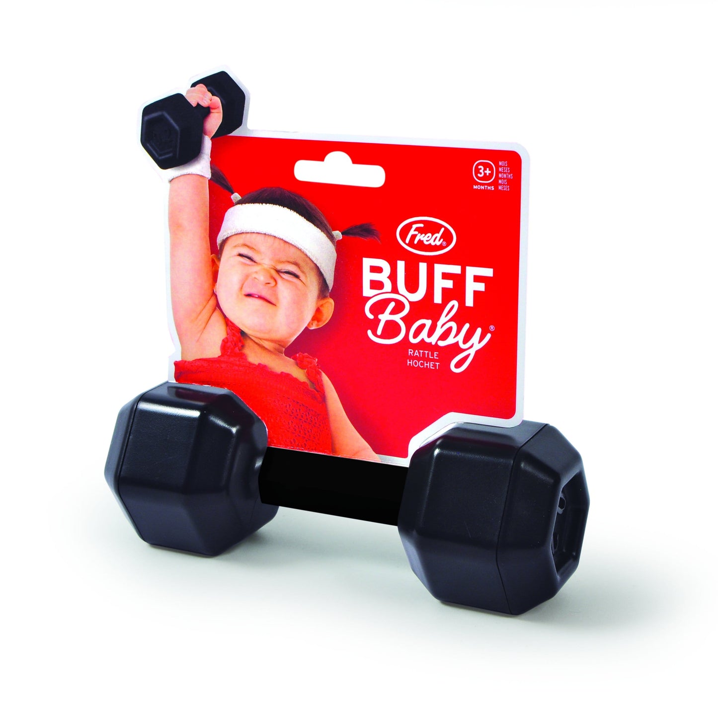 Buff Baby Dumbell Rattle