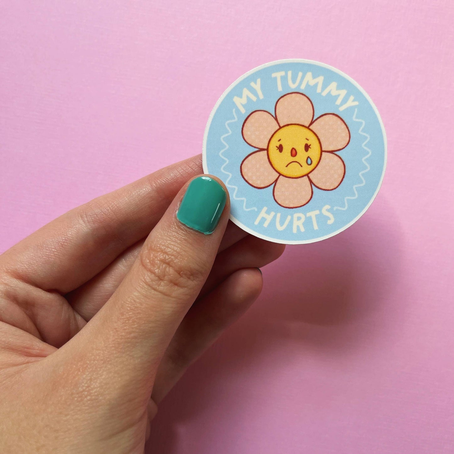 My Tummy Hurts Sticker