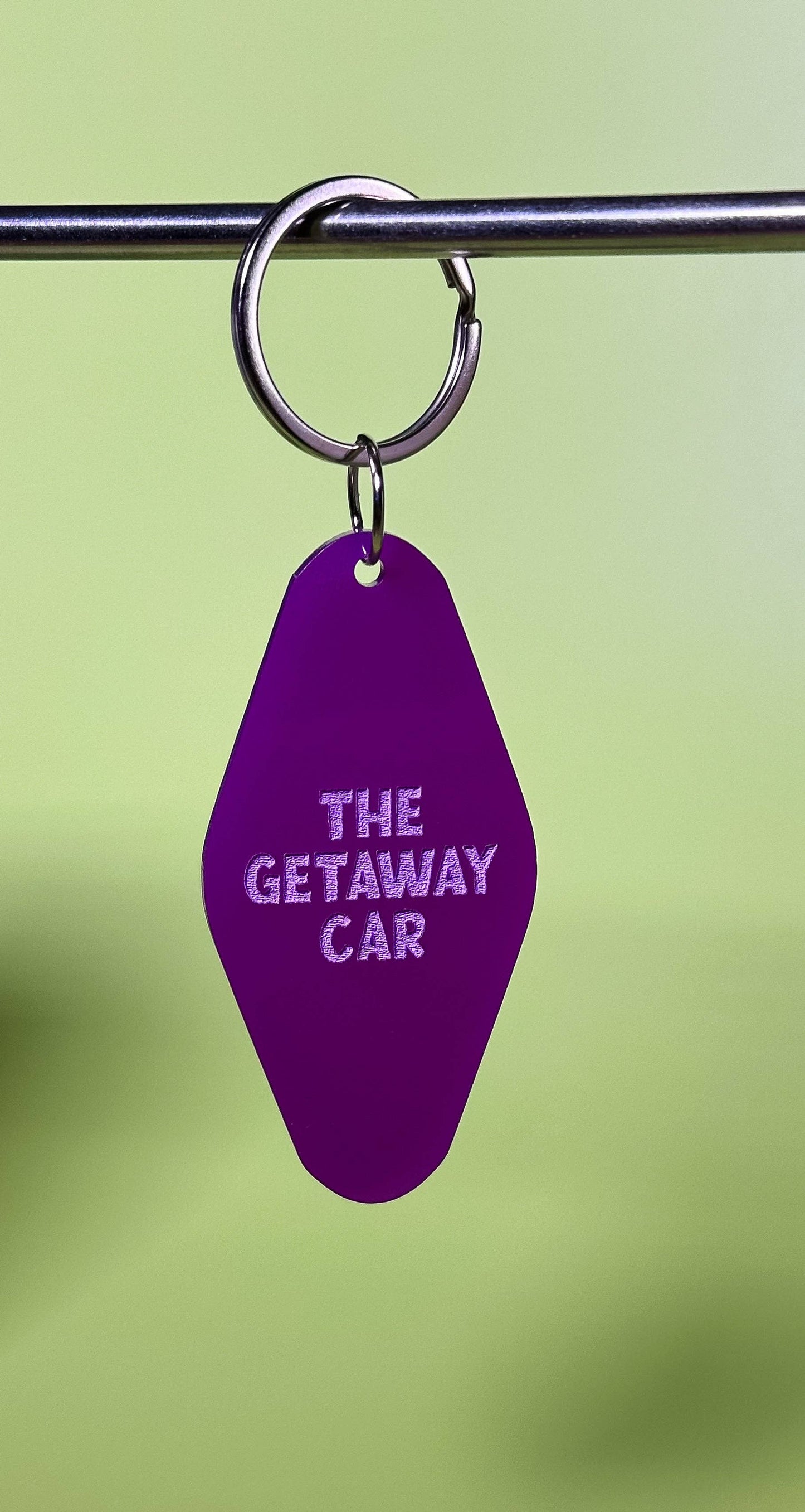 The Getaway Car Keychain - Funny - Cheeky - Adult - Sassy - Unfiltered - Sarcastic - Relatable - Snarky