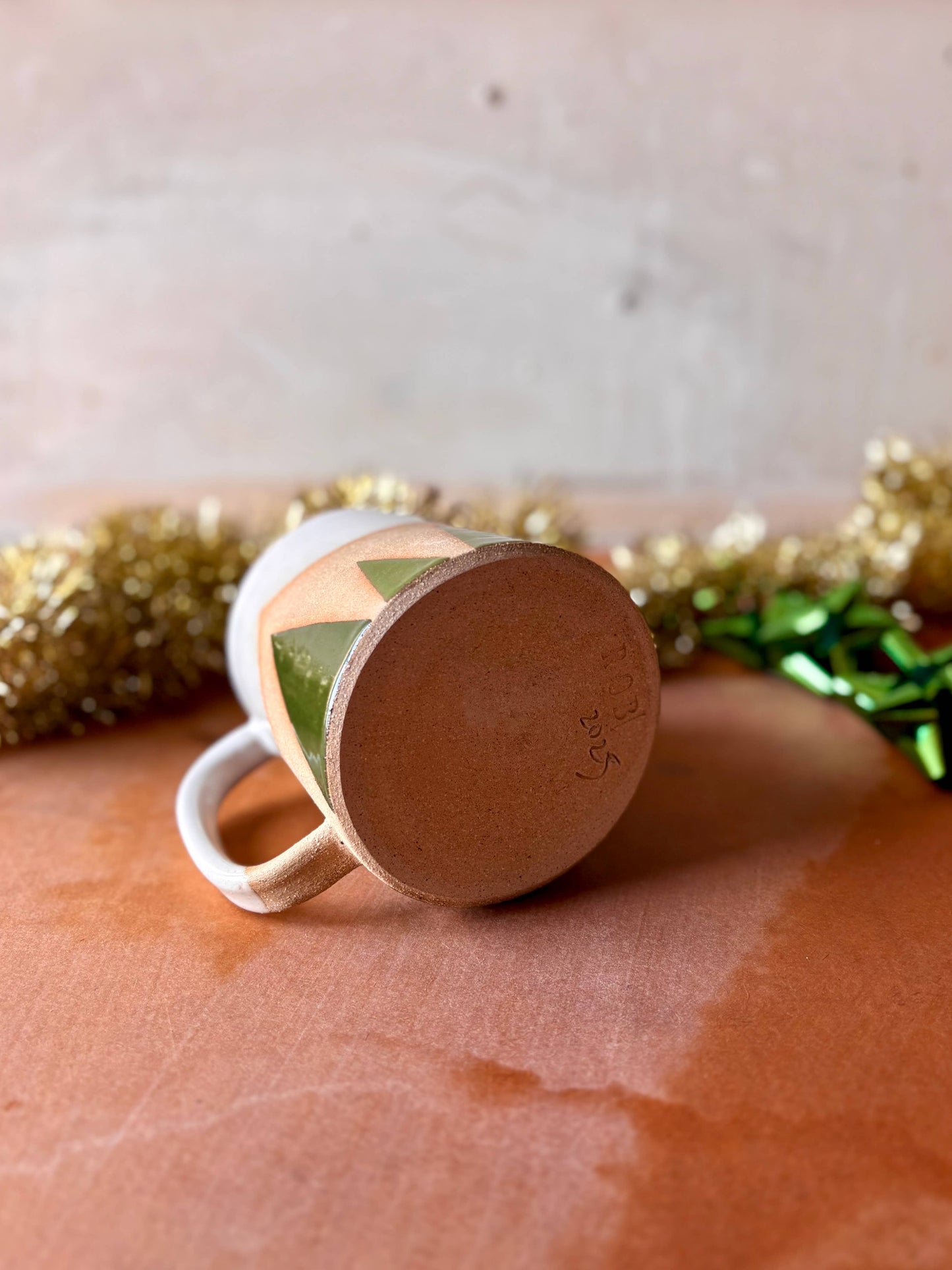 Evergreen Peaks - Handmade Ceramic Holiday Mug