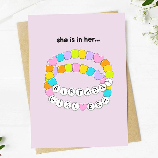 Birthday Girl Era Greeting Card