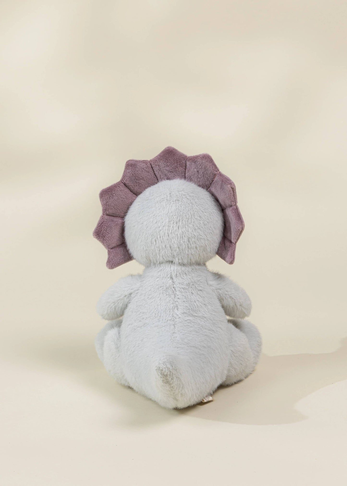 Dino Plush Toy - Grey Triceratop
