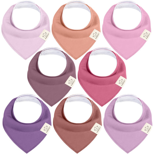 8-pack Baby Bandana Bibs