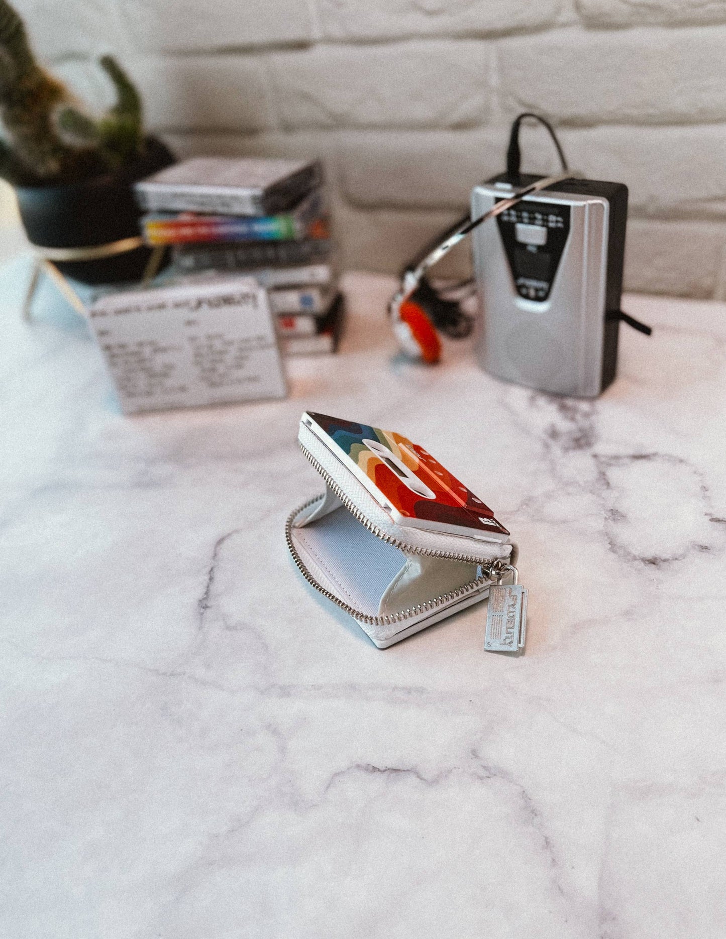 Groovy 80's Retro Cassette Tape Wallet
