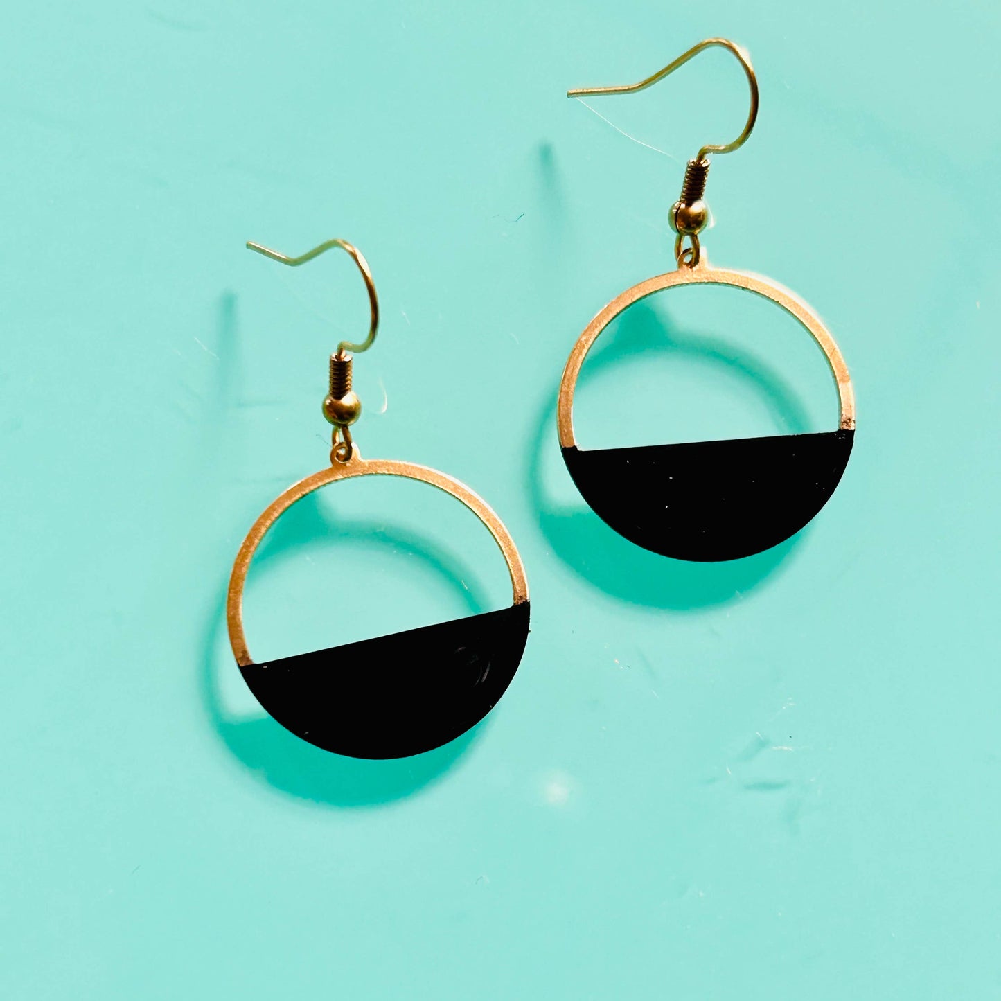 Crescent Hoop Earrings-Assorted Styles