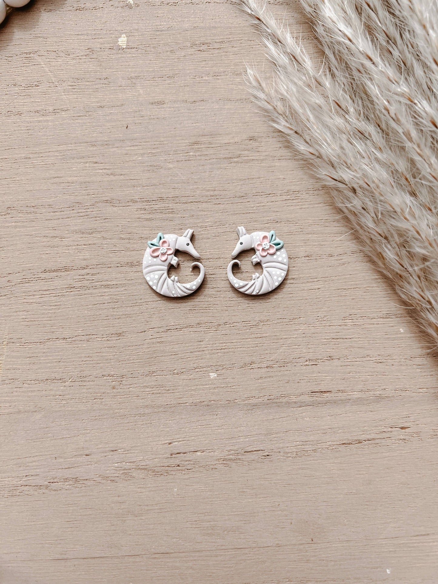 OG Armadillo Stud Earrings