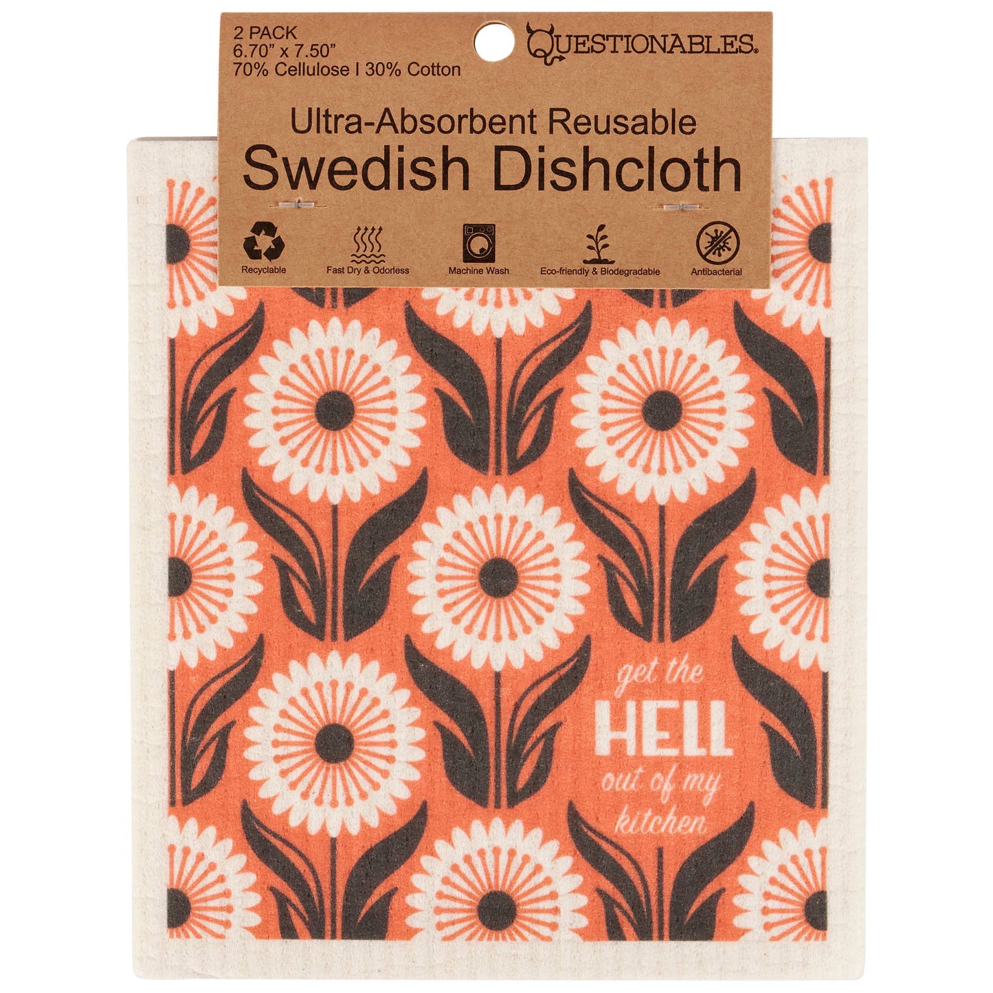 Get Out Swedish Dishcloth Set