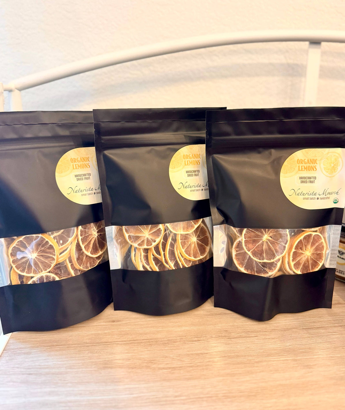 Dried Lemons, Organic, Vegan, Dehydrated