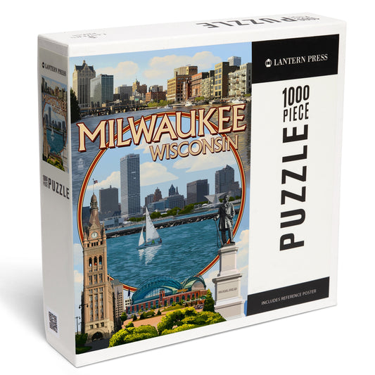 Milwaukee Montage Scenes 1000 Piece Puzzle