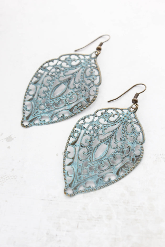 Shabby Filigree Earrings