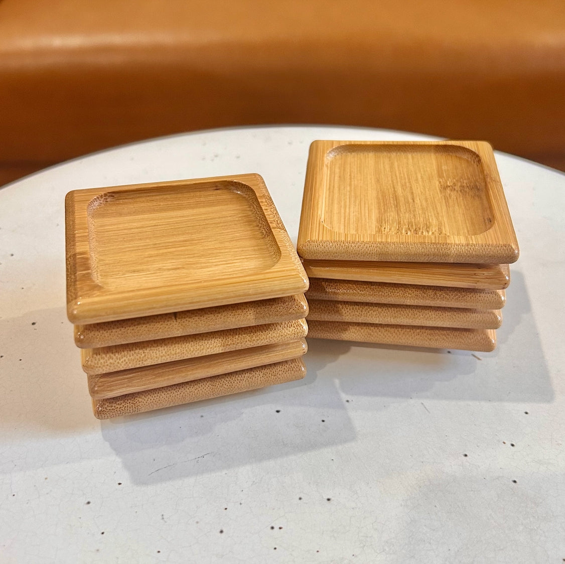 Bamboo Drip Catcher / Plant Saucer / Teabag Tray