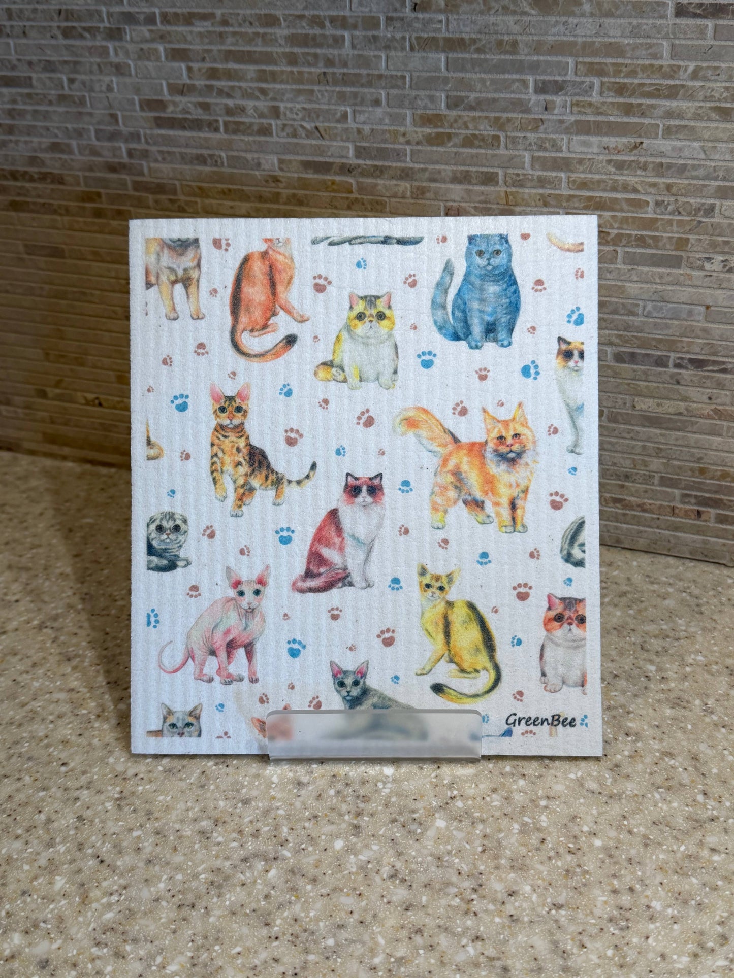 Kitty Cats Swedish Dishcloth