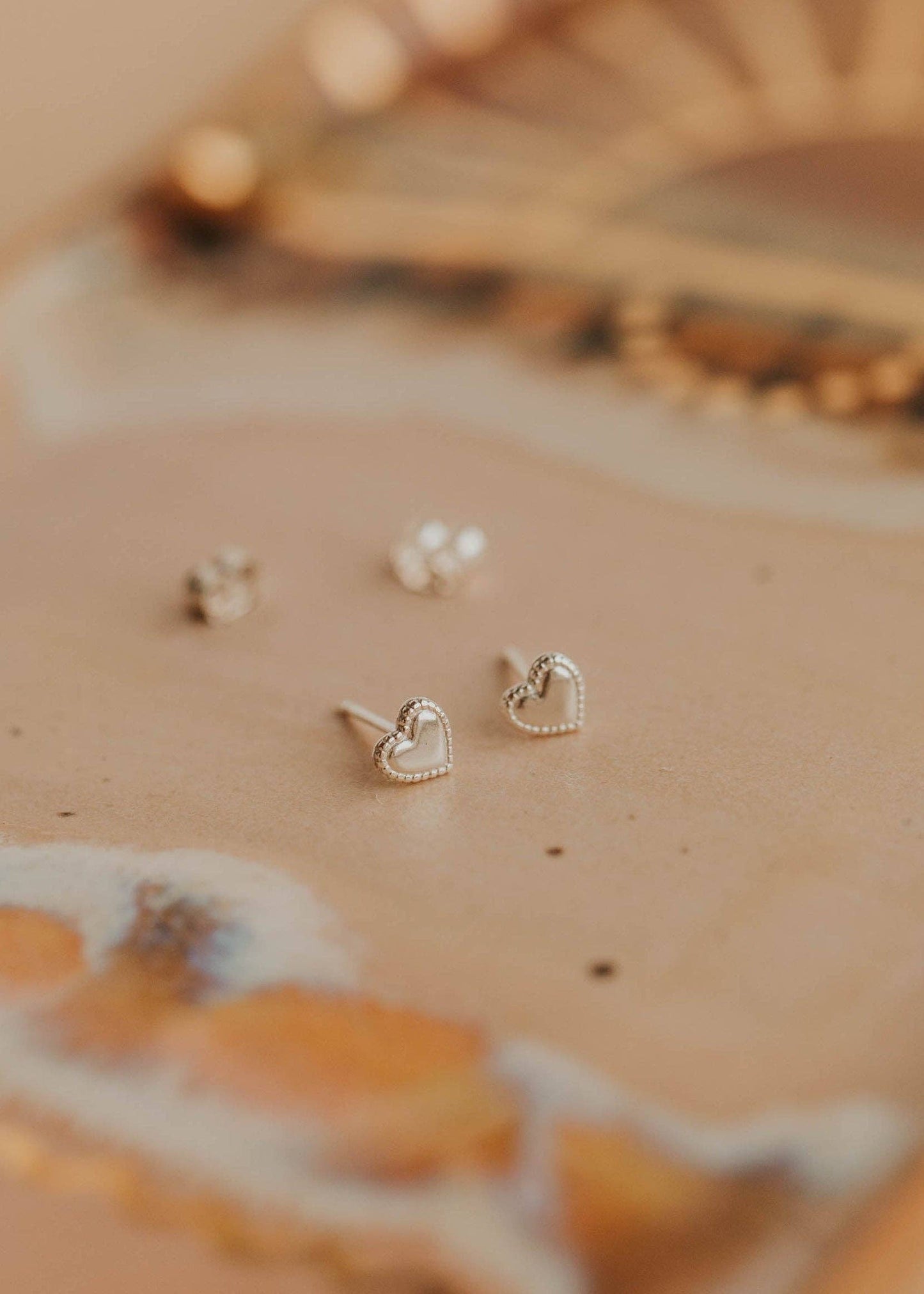 Love Note Studs | 14kt Gold Fill + Sterling Silver