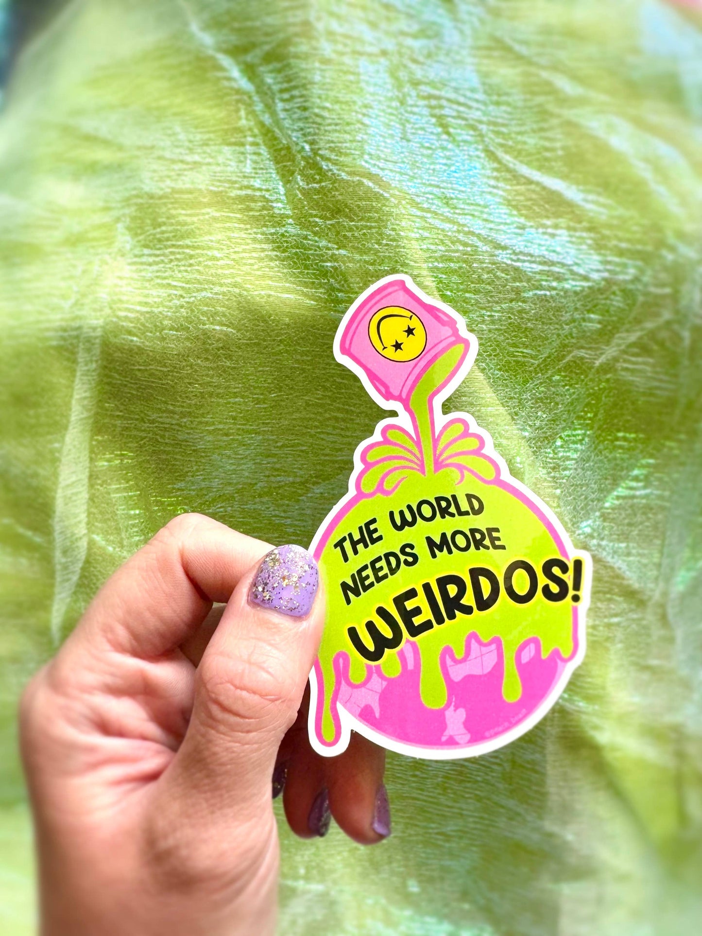 World Needs Weirdos Sticker