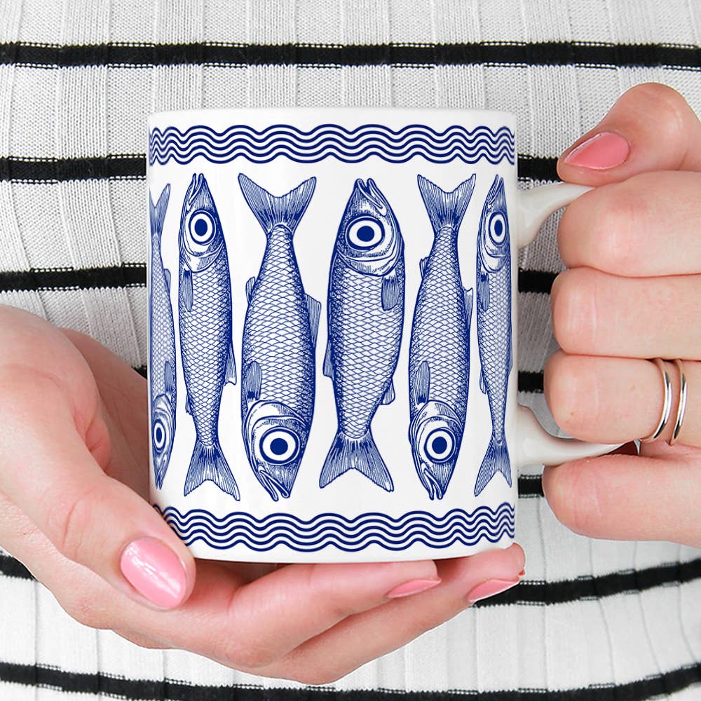 Sardines Tinned Fish Ceramic Mug