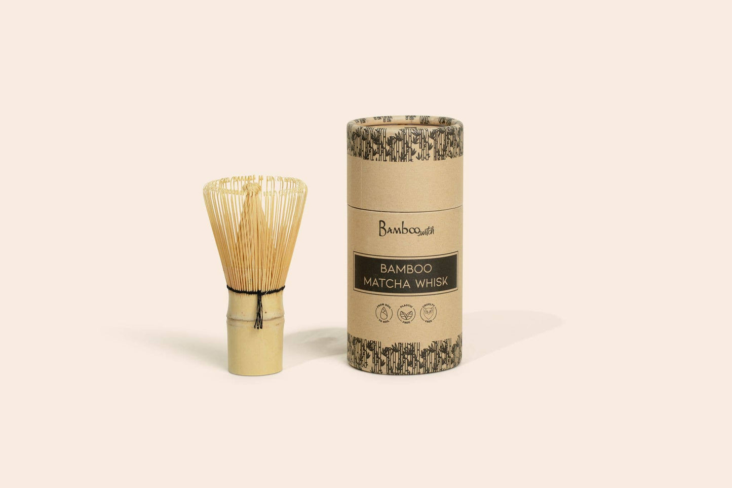 Bamboo Matcha Tea Whisk in Paper Tube | Summer Bestseller