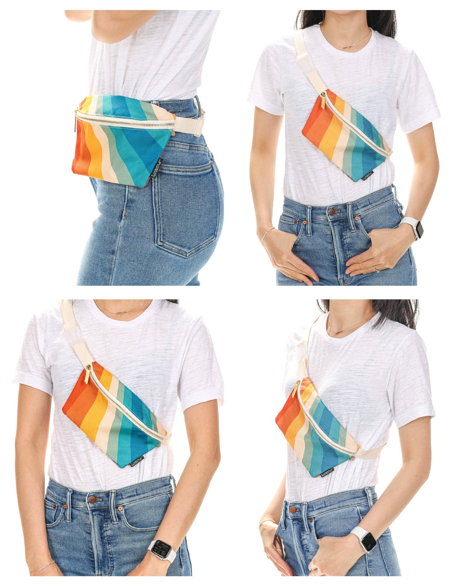 Fanny Pack | Retro Rainbow