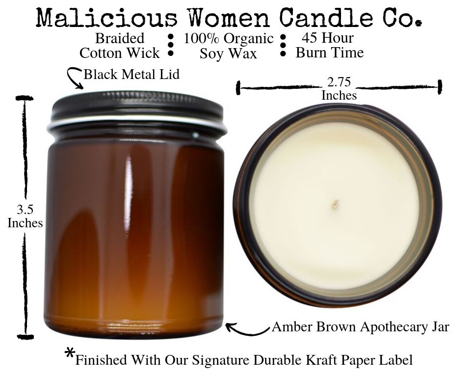 Please Leave By 9 Candle