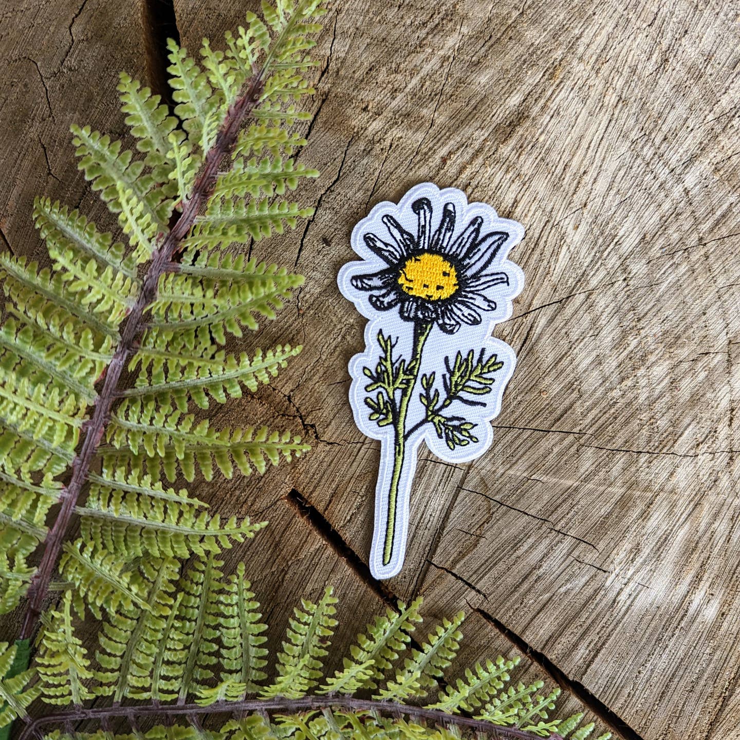 Daisy Iron-On Patch