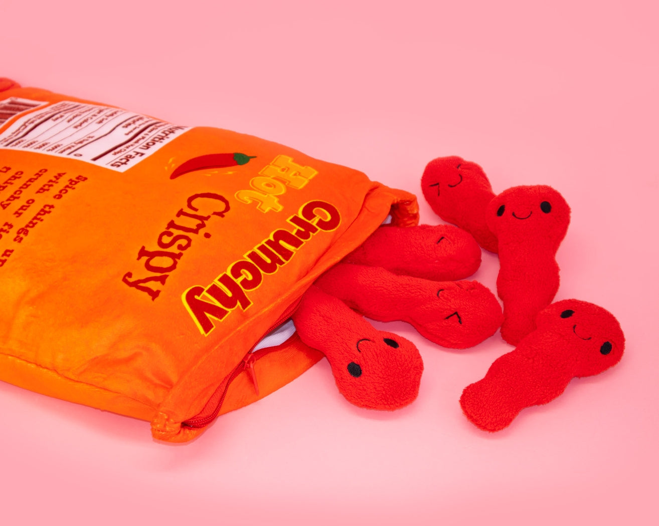 Red Hot Crisps Plushies in a Plushie!