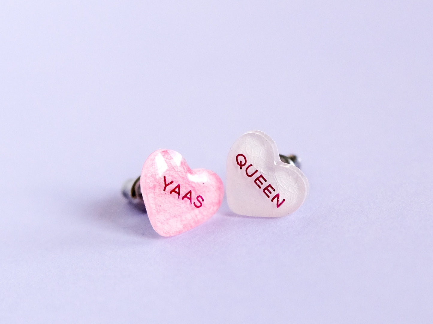 Valentine Candy Heart Earrings - Yaas + Queen