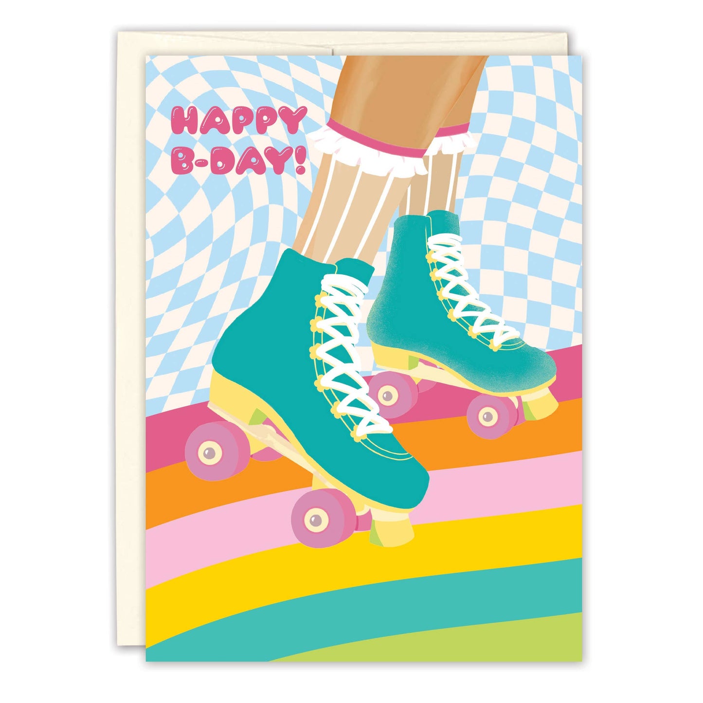 Roller Skates Birthday Card