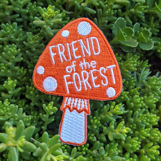 Friend of the Forest Mushroom Iron-on Patch