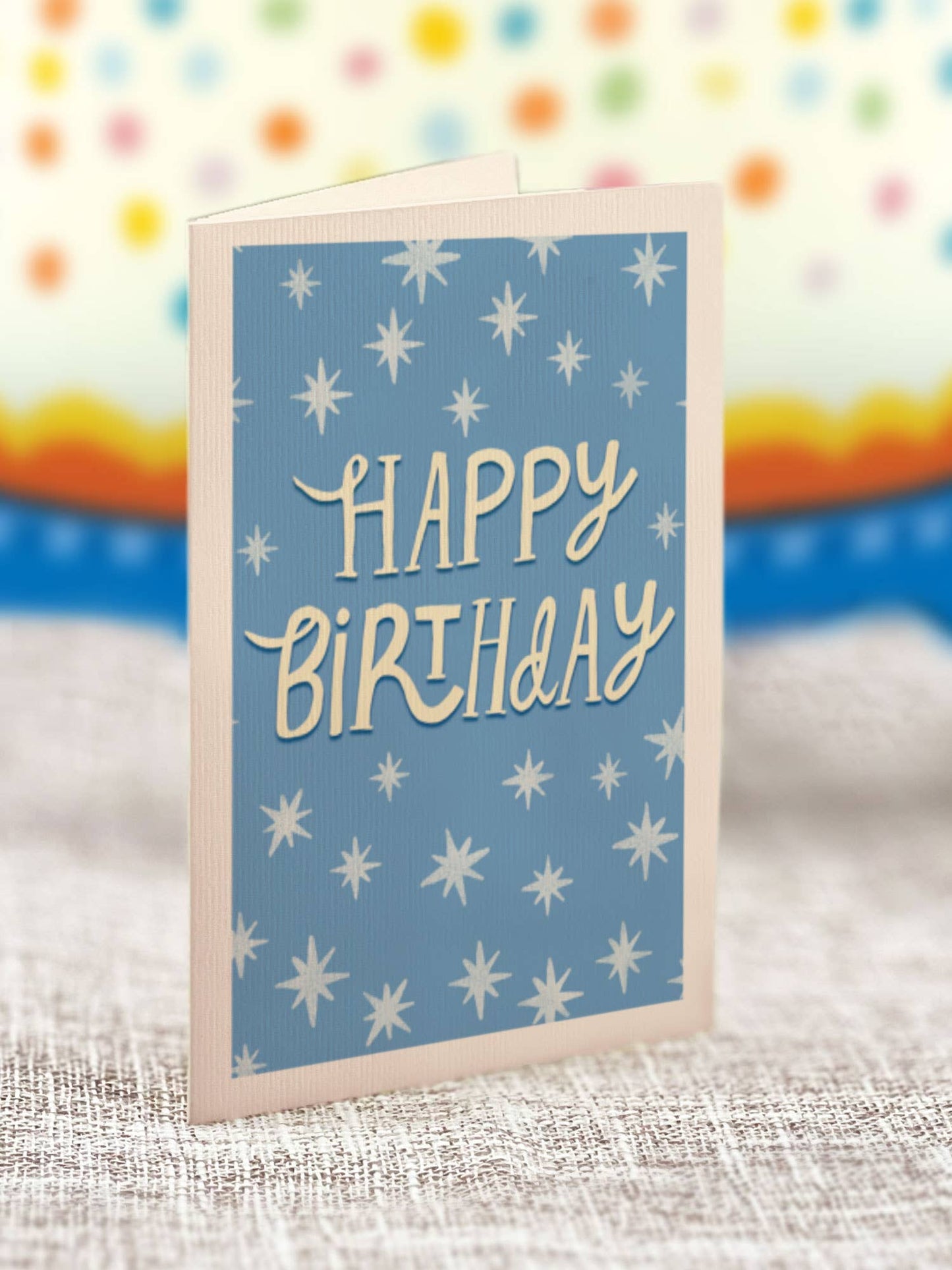 Confetti Birthday Cake Pop-up Greeting Card