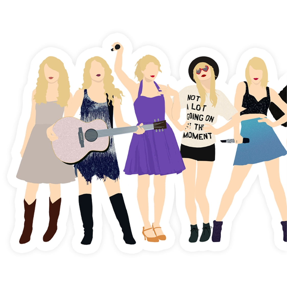 Taylor Swift Eras w/ Ttpd Sticker