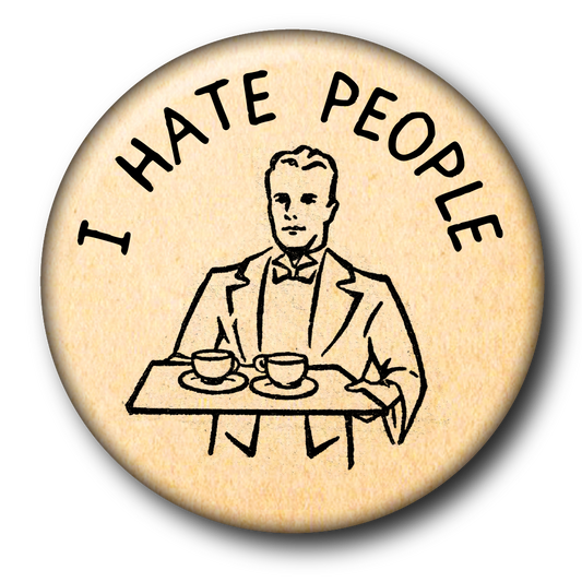 "I Hate People" small magnet