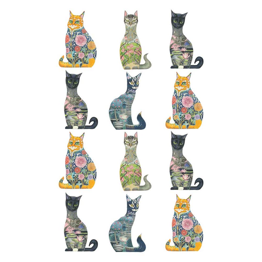 Cats - Tea Towel