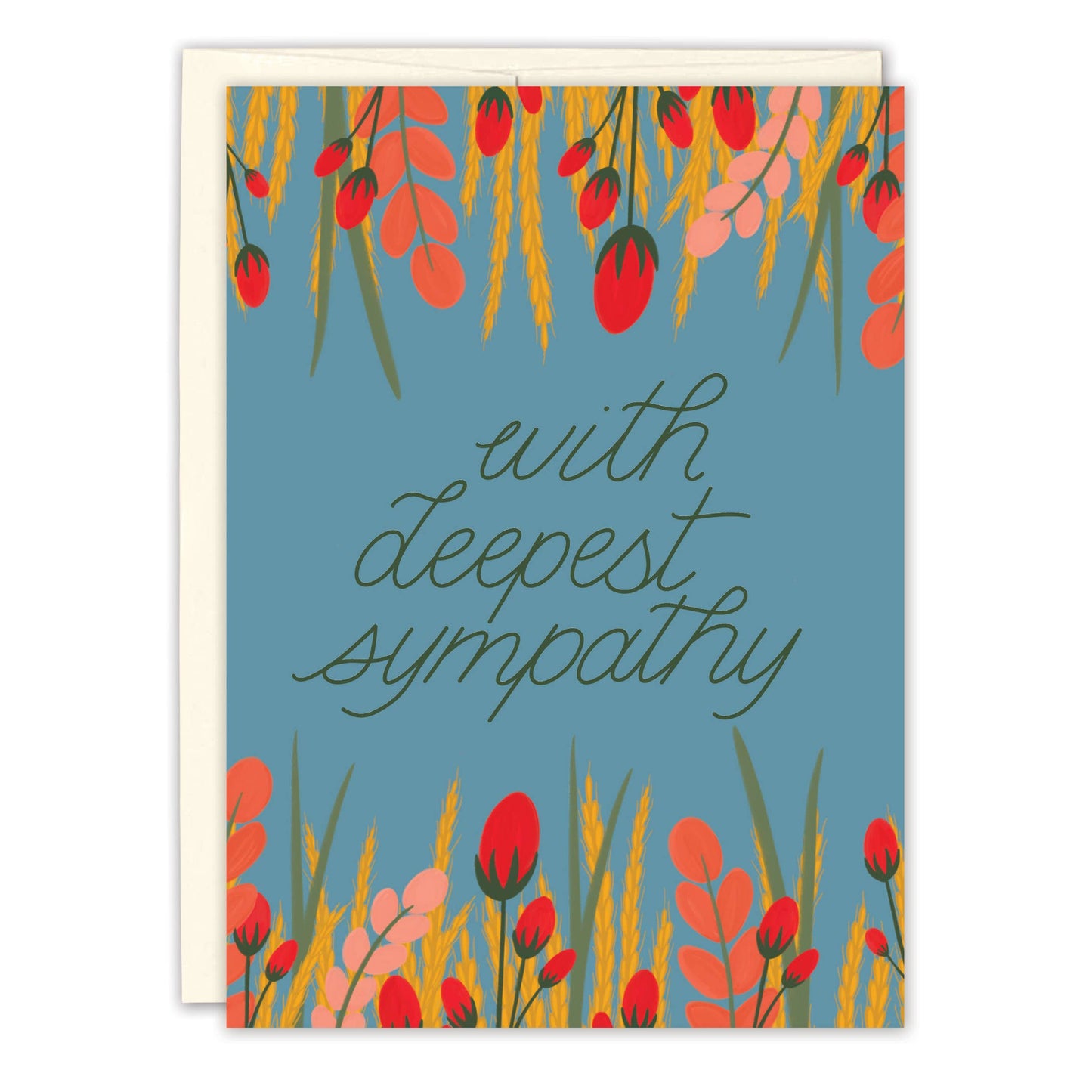 Flower Field Sympathy Card