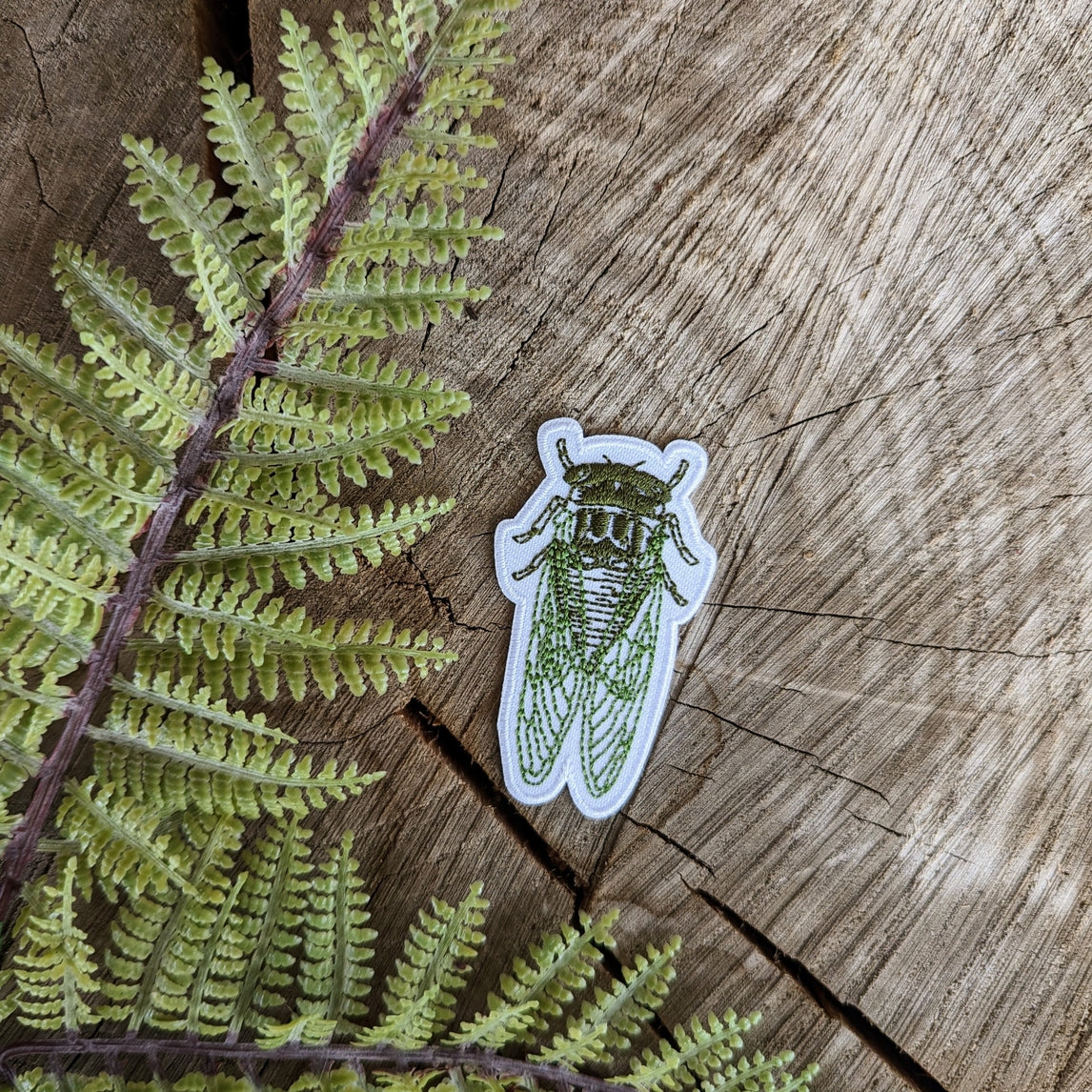 Cicada Iron-on Patch