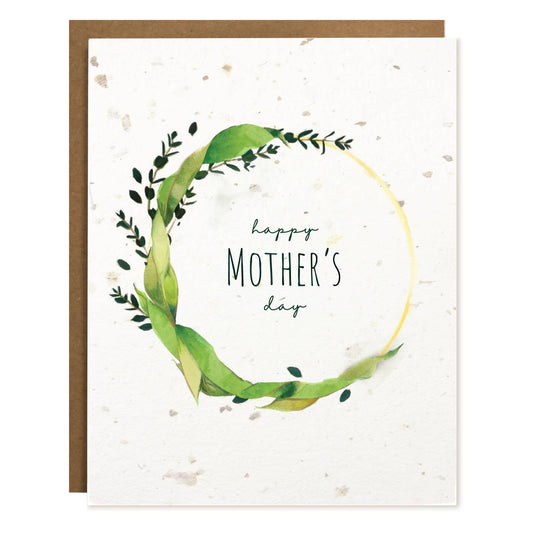 Mother's Day Foliage Plantable Card