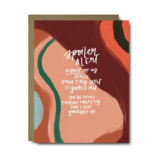 Spoiler Alert Sympathy Greeting Card
