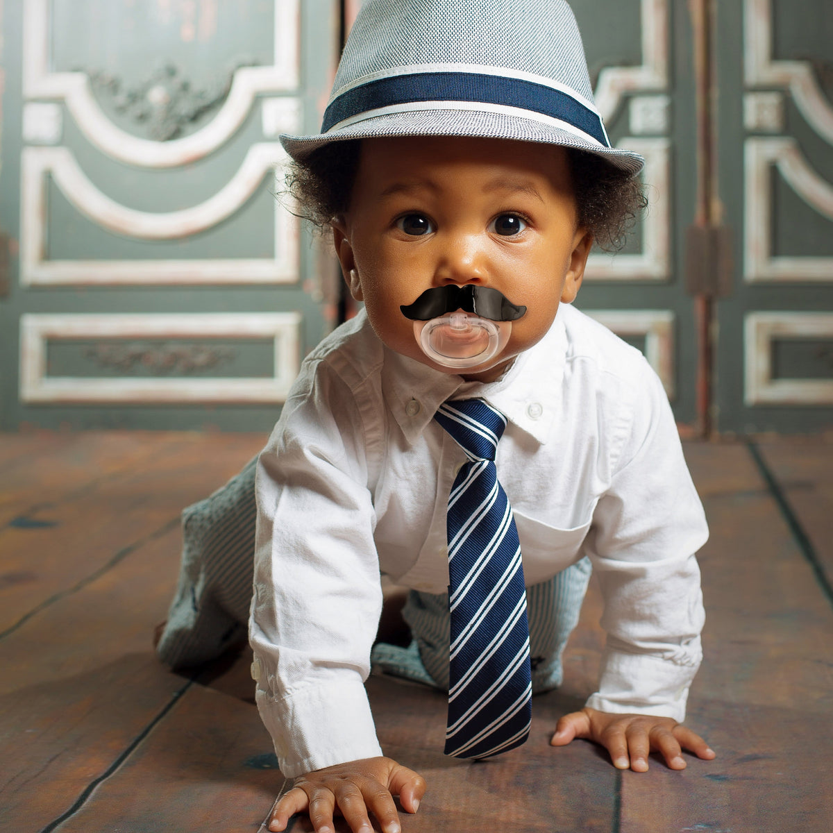Milwaukee Pacifier Chill Baby Mustache Pacifier – Swoon Gift Shop Milwaukee