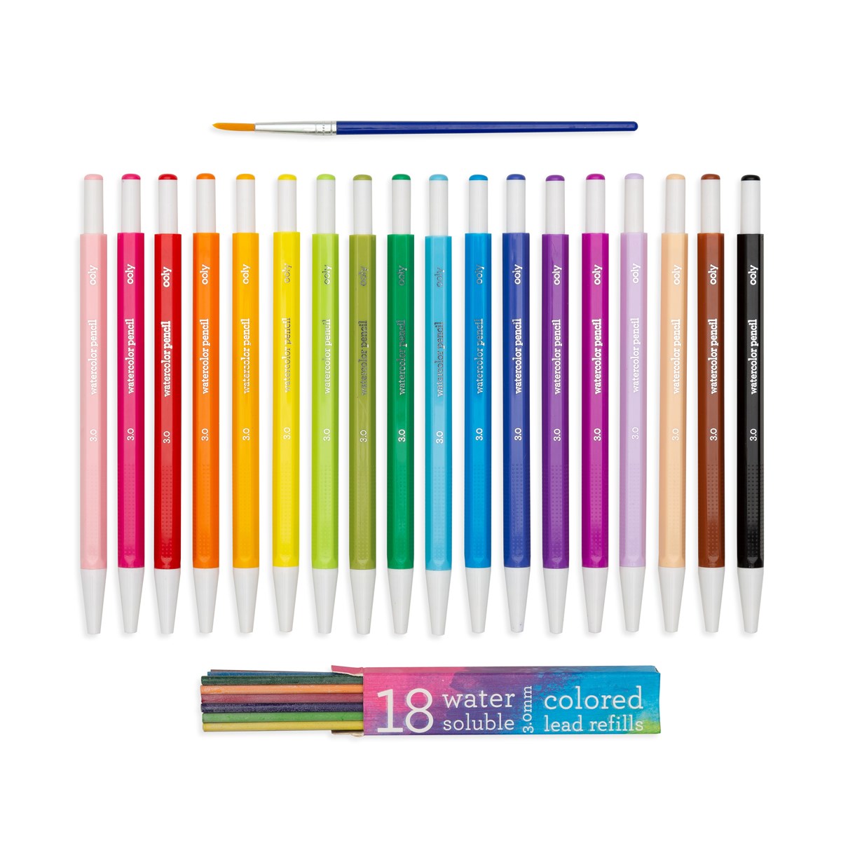 Chroma Blends Mechanical Watercolor Pencils Set of 18 Plus Refill