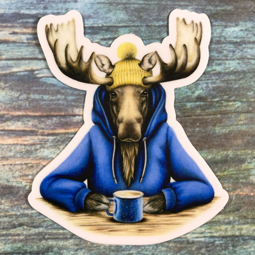 Coffee Moose Sticker