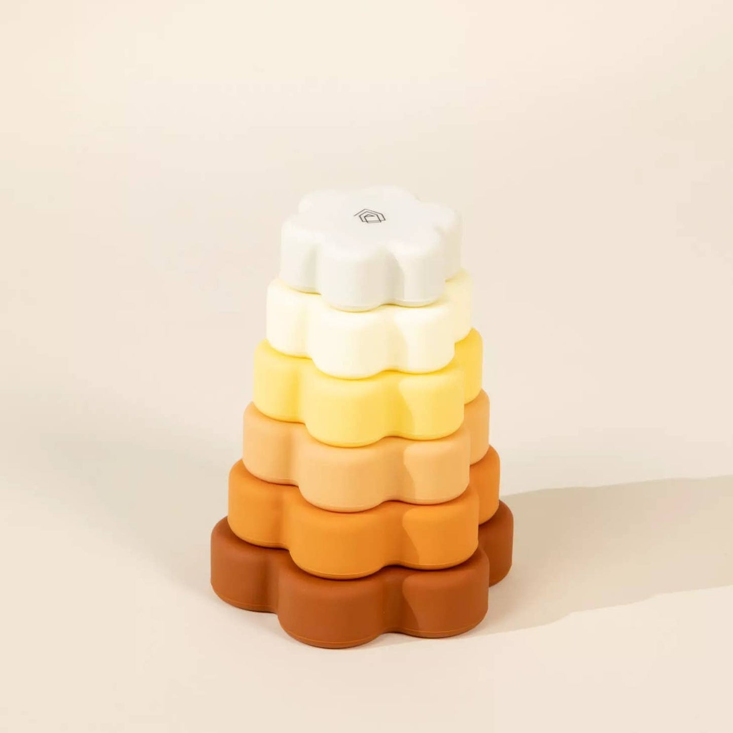 Set of 6 Silicone Stackable Flowers