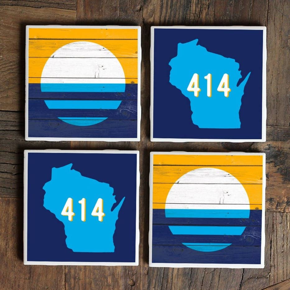 Milwaukee 414 Coasters