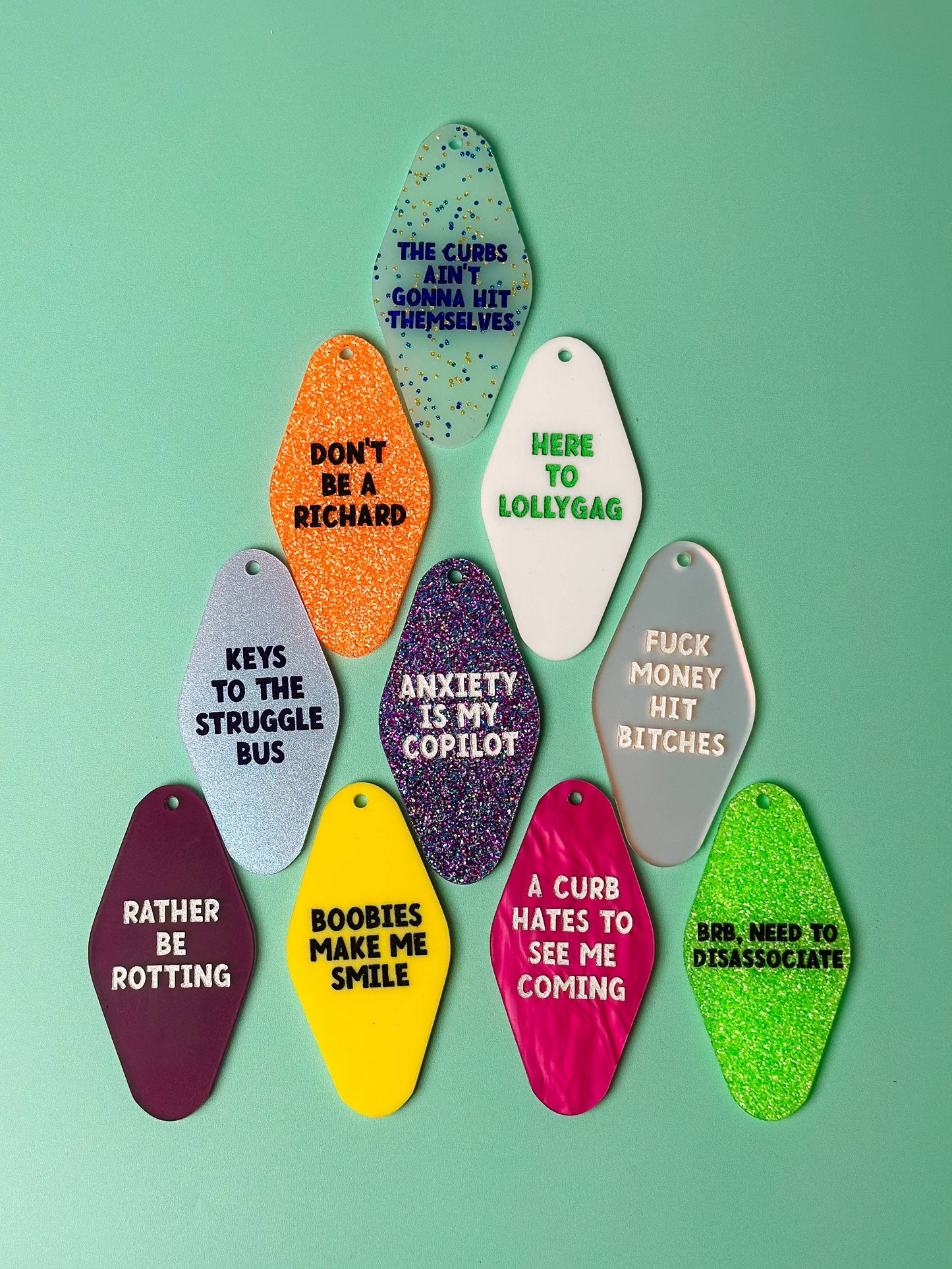 Keys to the Struggle Bus Keychain - Funny - Cheeky - Adult - Sassy - Unfiltered - Sarcastic - Relatable - Snarky