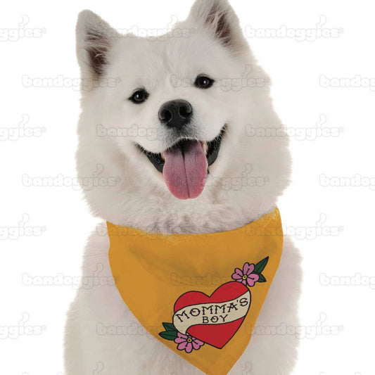 Momma's Boy Large Pet Bandana
