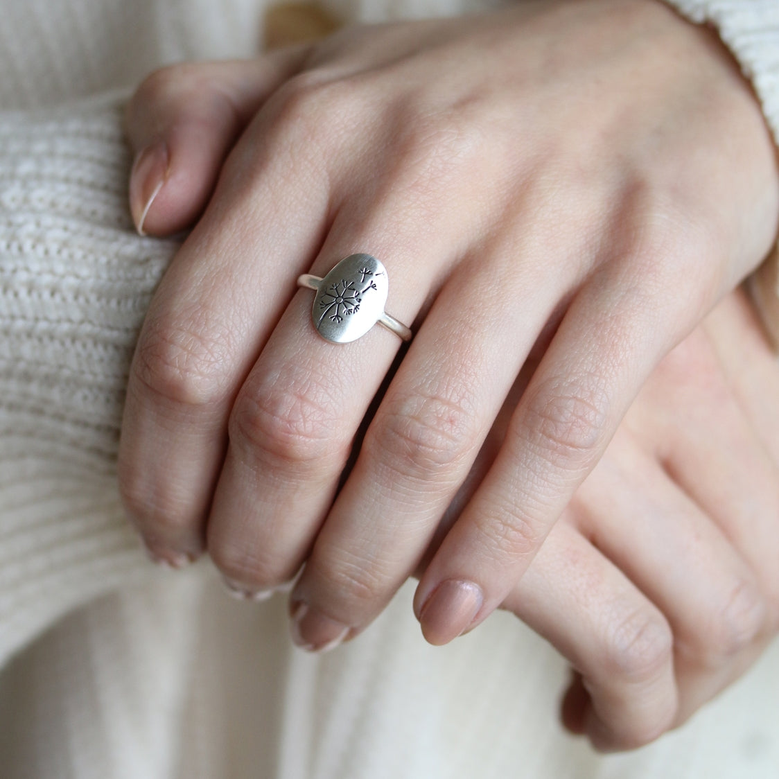 Dandelion Orbit Ring