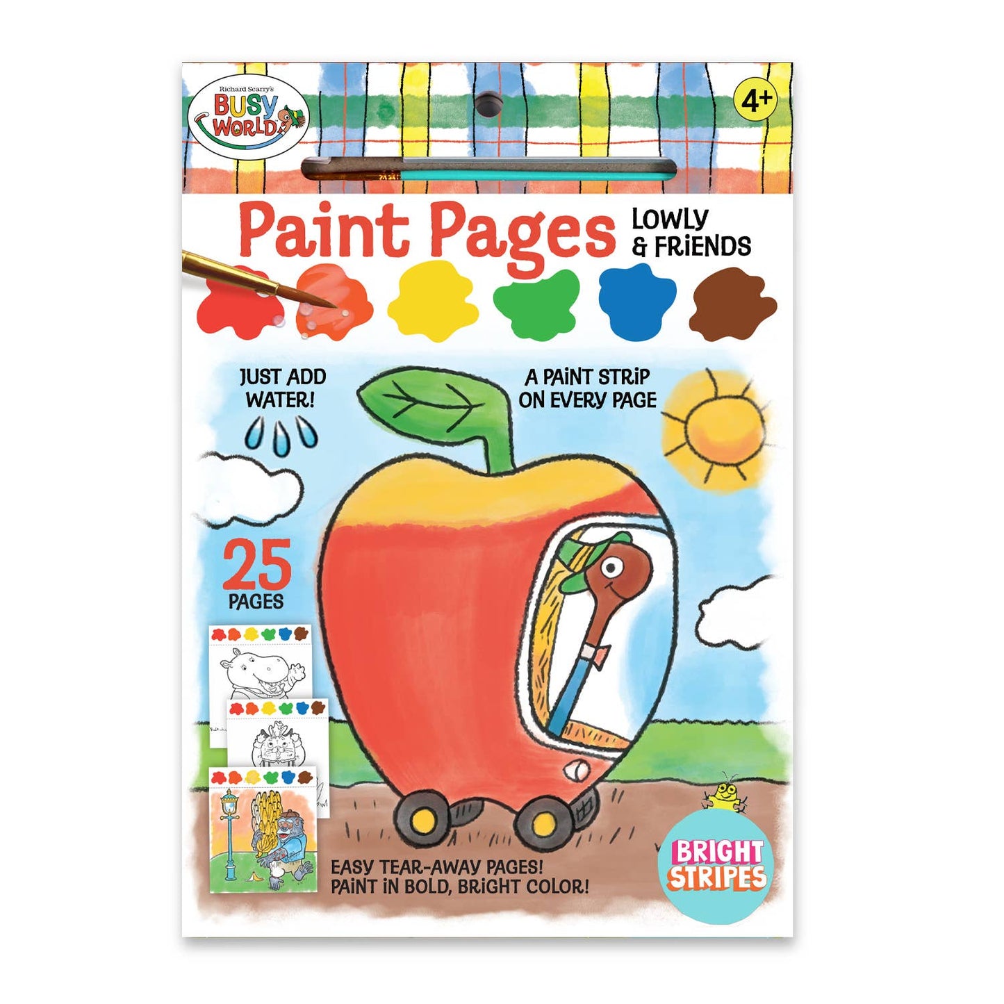 Paint Pages- Busy Town Lowly & Friends
