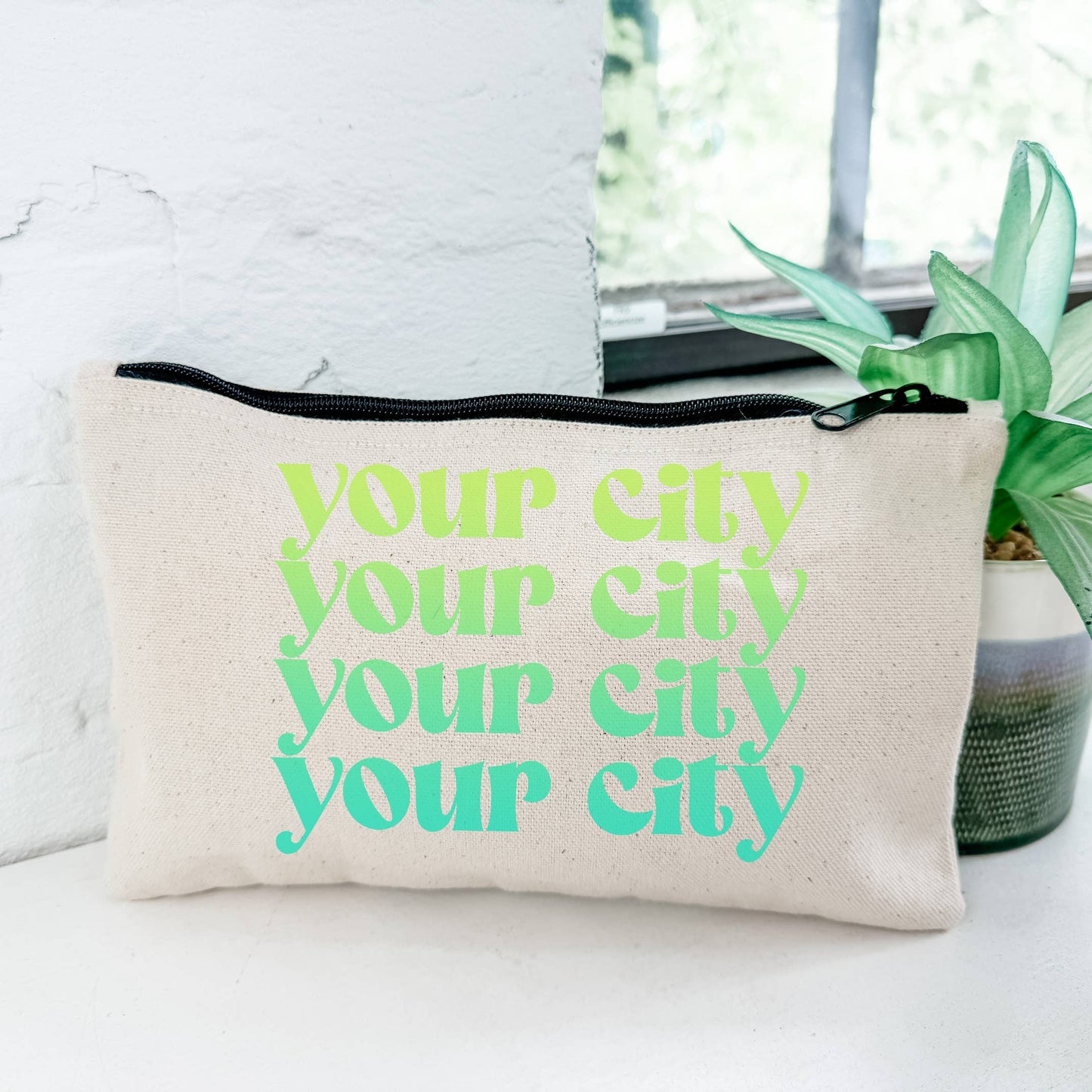Milwaukee Canvas Zipper Pouch