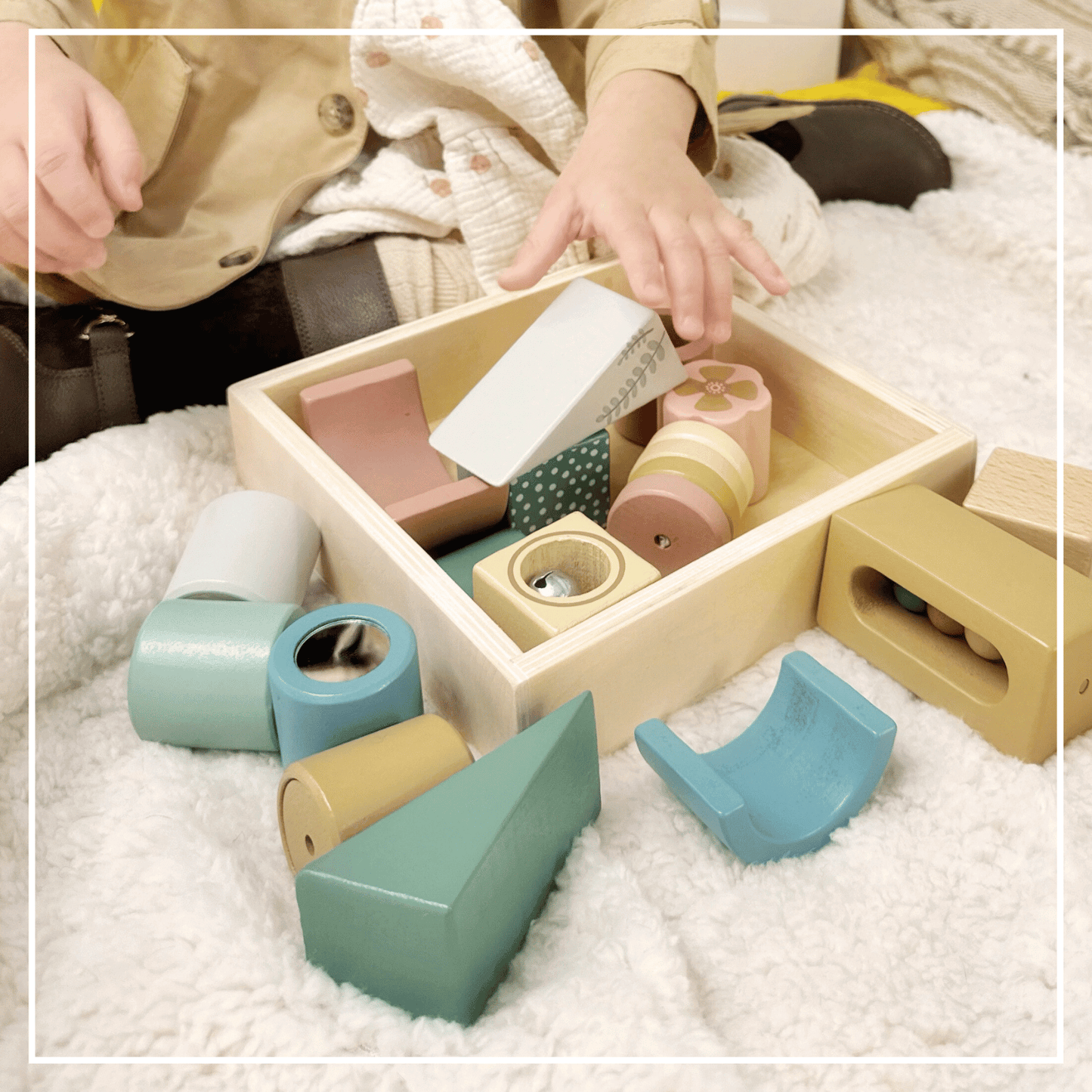 Montessori Wooden Activity Blocks