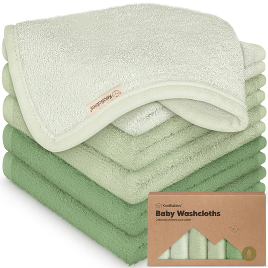 6-Pack Baby Wash Cloths