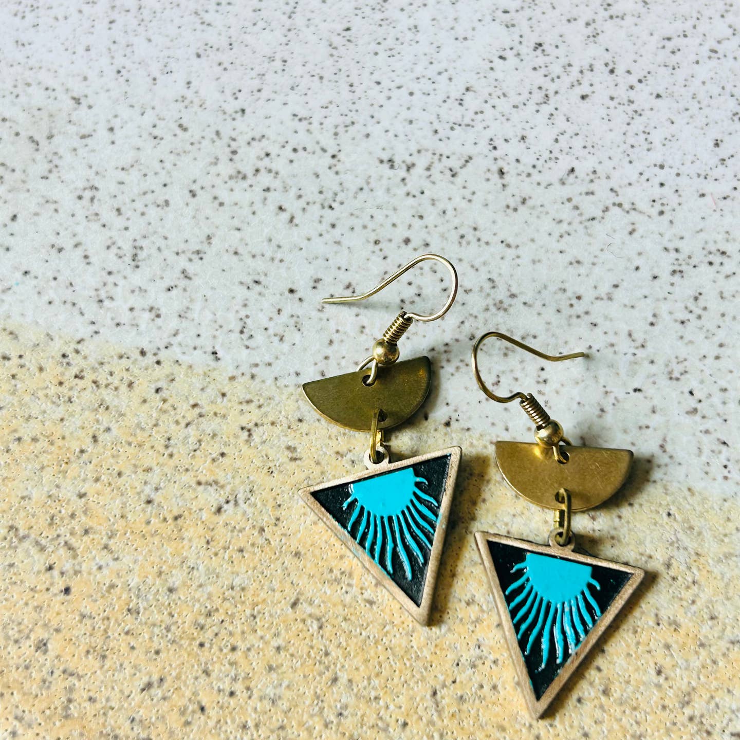 Blue Flame Earrings