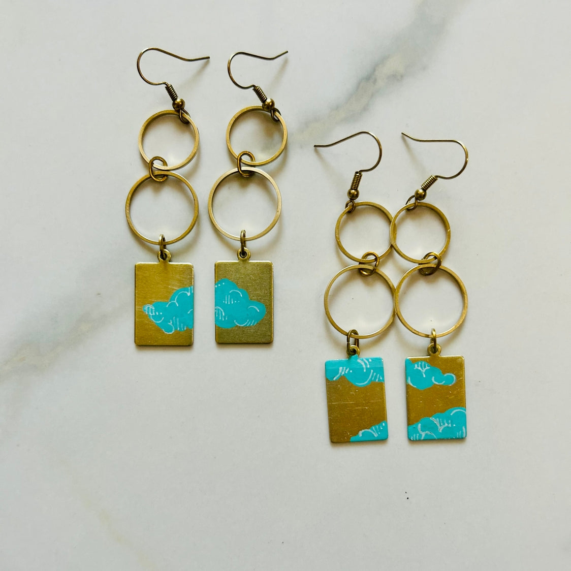 Float Hand-Painted Earrings